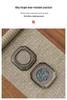 Retro Mother-of-Pearl Coaster Tea Set: Chinese Tea Knife, Anti-Scald Tea Cup Holder, Tea Ceremony Accessories.