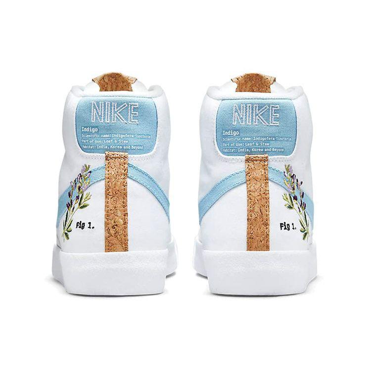 Nike Blazer Mid 77 Indigo Unisex Sneakers White Obsidian CI1166-100