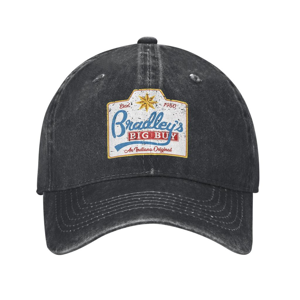Summer BRADLEYS BIG BUY BLACK GRUNGE Baseball Cap Sun Design Washed Trucker Hat Men Adult y2k Cute Hiking Fishing Baseball Caps