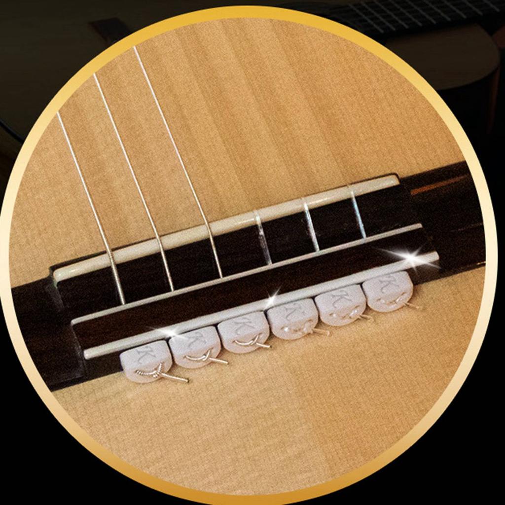 Classy-2X Guitar String Triangle Chord Tie For Stringed Instruments Acoustic Guitar Parts Accessories
