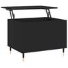 VidaXL Table basse Noir 60x44,5x45 cm Bois d'ingénierie 830941