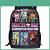 Monster High Unisex 15in Backpack Ergonomic Support Oxford Fabric Schoolbag
