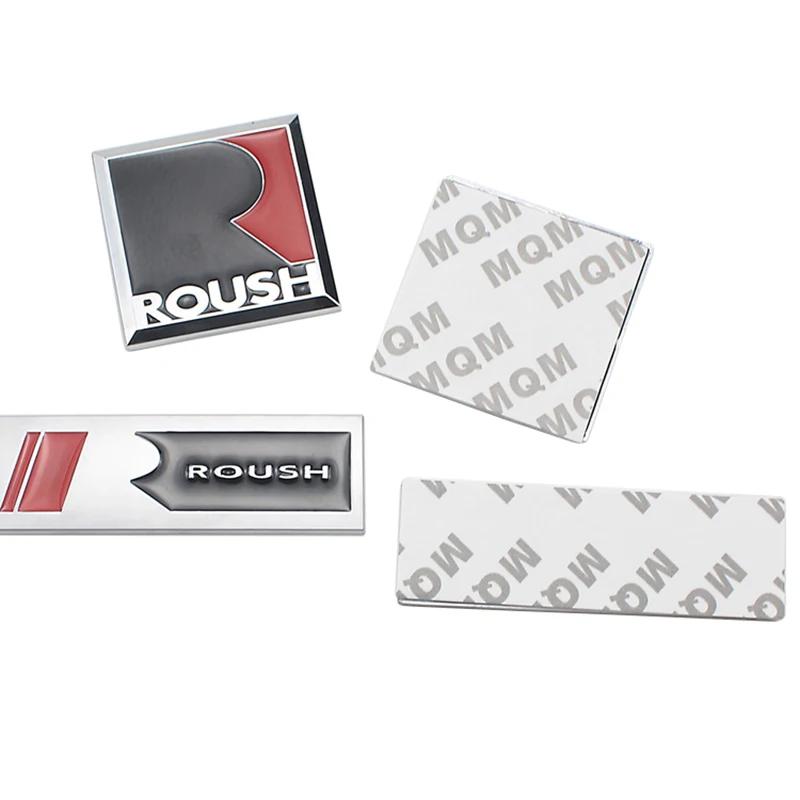 3D Metal R Roush Sticker Rear Trunk Decals Badge Emblem Auto Accessories