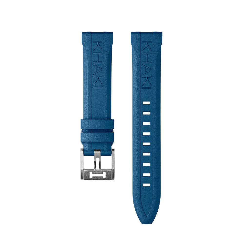 [Hamilton] Blue Rubber Strap 20mm H6008231041