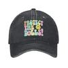 aProtect Queer Kids Unisex Style Baseball Cap  Distressed Denim Caps Hat Retro Outdoor Activities Adjustable Fit Headwear