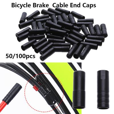 4/5mm Line Pipe Tool Plastic Shift/Brake Cap Caps Tips Crimps Outer Cable Cover Bicycle Brake Gear