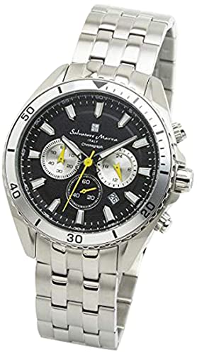 

Оригинальные мужские часы-хронограф Salvatore Marra SM19113-SSBK с металлическим браслетом [Параллельный импорт]