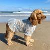 Bow Pattern Mesh Dog Skirt Breathable Pet Sun Protection Vest  For Small Medium Dogs