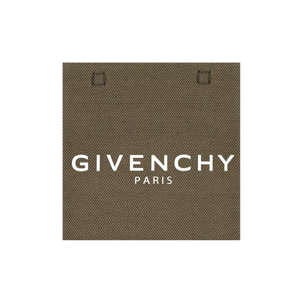 Givenchy G Tote Letter Logo Abnehmbarer Schultergurt Waschbare Canvas-Tragetasche Einkaufstasche Handtasche Mini Damen-Tragetaschen Dunkel-Khaki BB50R9B1QY-313