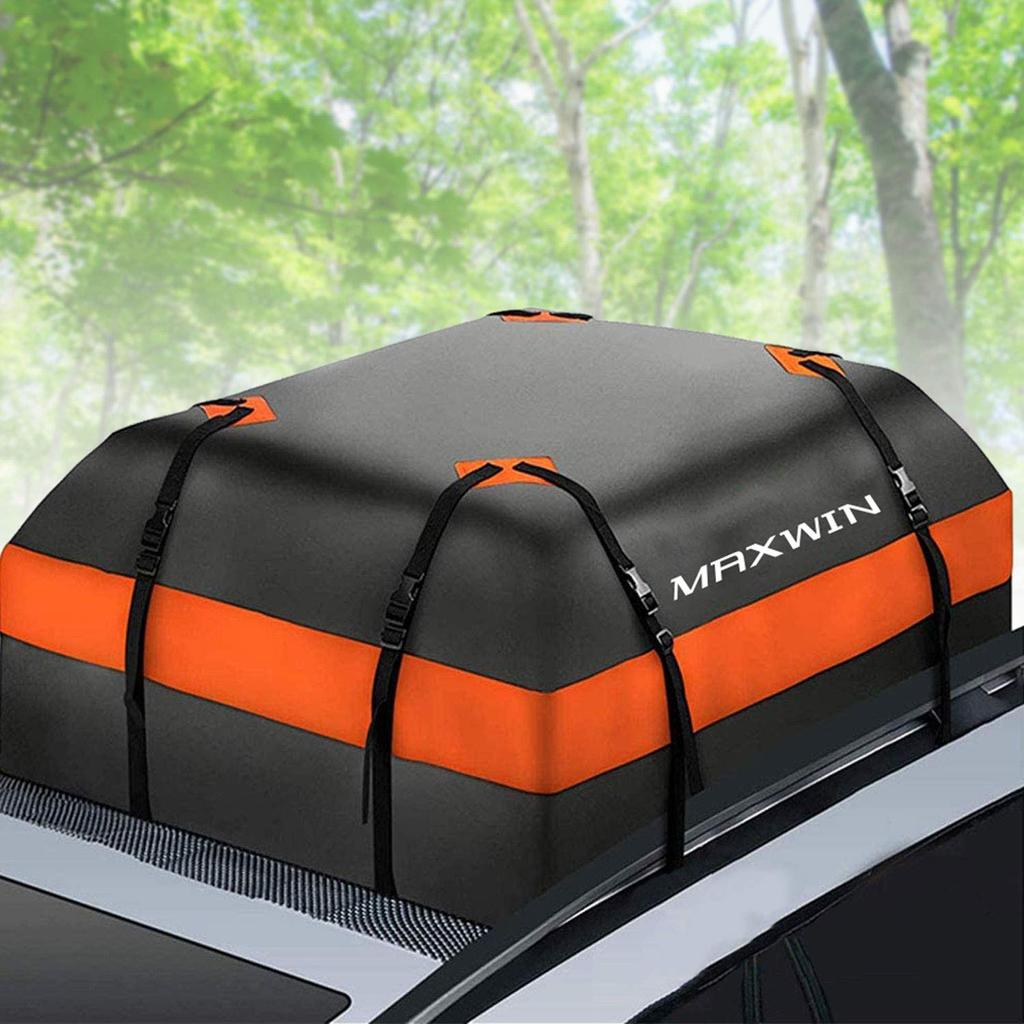 MAXWIN Car Roof Carrier Storage Bag (Maxwin) Bag, Foldable, Waterproof, 359L, 4-Strap (K-CRBAG01)