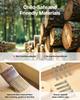Indoor Playground Jungle Gym, 7-in-1 Wooden Indoor Playground for Kids, 113KG Montessori Climbing Toys Playset with Swing, Monkey Bar, Slide, Wooden