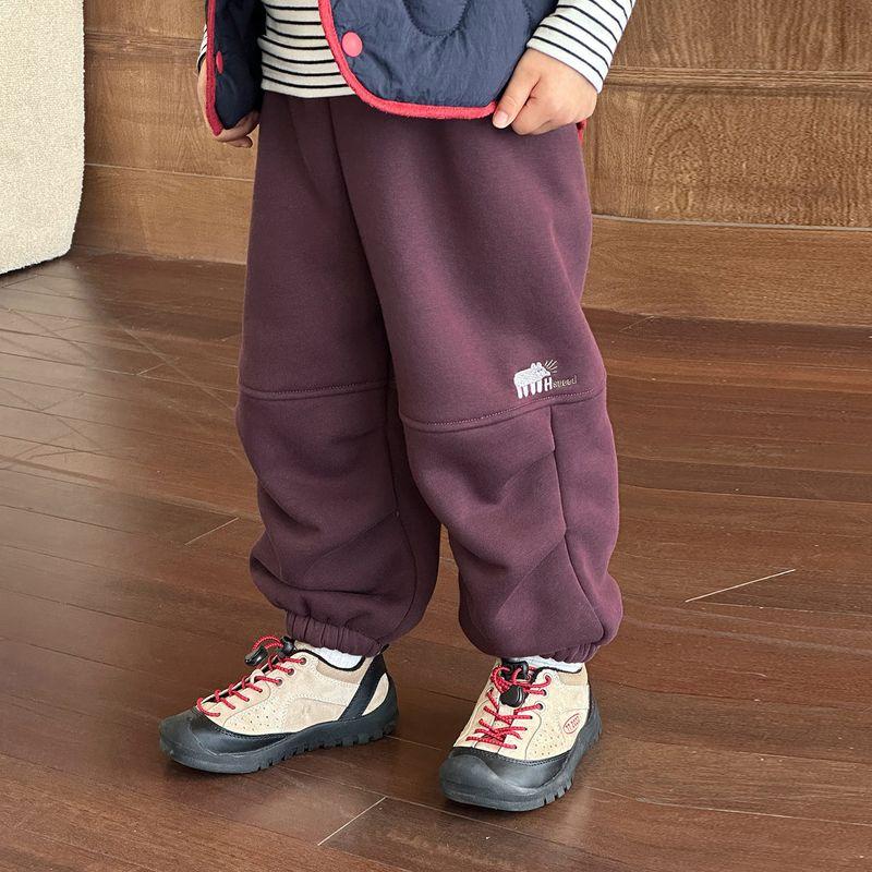 Boys  Fleece-Lined Thick Pants Winter Baby Sports Sweatpants Children s Warm Pants Toddler Casual Jogger Pants