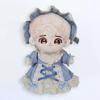 niannyyhouse 20cm Plush Doll Clothes Set Maid Cotton Doll Clothes with Cross Baby Doll (Headband + Dress), Outfit, Letters, Clothes, Dress-Up (Blue)