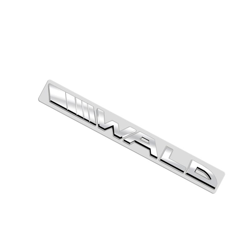 Metal Emblem Car Sticker WALD Badge Decal Body Trunk Decor for Mercedes Benz AMG W212 W213 W205 W201 W124 W211 GLA CLA GLC GLE