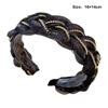 Non-Slip Organza Braided Headband Elegant High Cranial Top Headband  Women's Hair Accessories