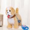 Yousheng Electric Plush Dog Toy with Leash Licking Tongue Walking Puppy Plushie with Touch Sensing Lifelike Sounds Toddlers Interactive Simulation