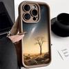 Shockproof Phone Case For Xiaomi Redmi Note 14 13 12 11 10 9 8 7 Pro/Plus Anti-Drop Protect Lonely Starry Sky Tree Protect Cover