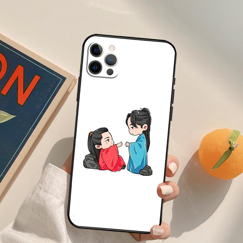 Chibi Word Of Honor Funda Case For iPhone 16 15 14 Pro Max 11 12 13 Pro Max Mini XR 16 15 Plus 16e Phone Cover