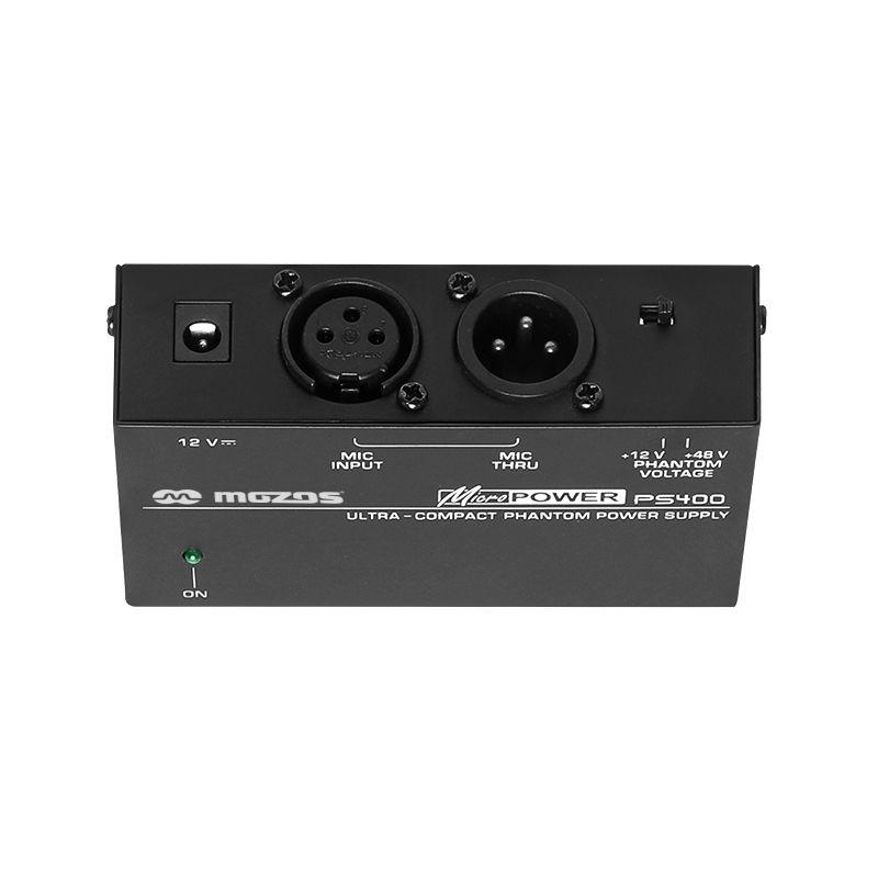 Mozos Ps400 Zasilacz Phantom 12V / 48V Do Mikrofonów Xlr