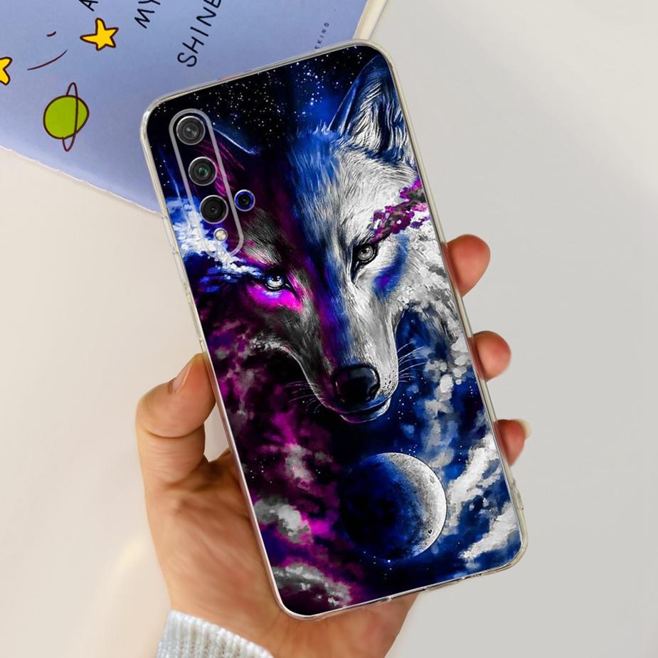 For Huawei Honor 20 Case YAL-L21 YAL-AL00 Luxury Painted Cover Soft Silicone Phone Case For Huawei Nova 5T Nova5T Honor20 Bumper