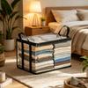 Sacs de rangement pour vêtements avec poignées Sacs fourre-tout pliables Gain de place Sacs pour vêtements couette Sacs de déménagement pour le rangement des vêtements