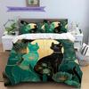 Cartoon Pattern Bedding Quilt Set Quilt Cover Pillowcase Home Decoration Birthday Gift (1 * duvet cover + 2 * pillowcase, without core)