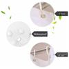 SHU1 3D Printed Tropical Jungle Plants Design Bath Curtain Polyester Waterproof Shower Curtain, 180x180cm