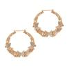 Stylish Butterfly Circle Earrings Drop Earrings Comfortable Ear Jewelry Alloy Texture Suitable for Daily and Party Wear