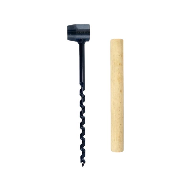 

Rust Resistant Manual Drill Bit in 10mm to 25mm Hand Auger Wood Drill for Portable Woodworking in Outdoor Garden Setting