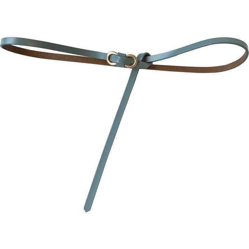 Stylish Korean Fashion Women's Waist Belt With Smooth Buckle For Dresses Casual Wear