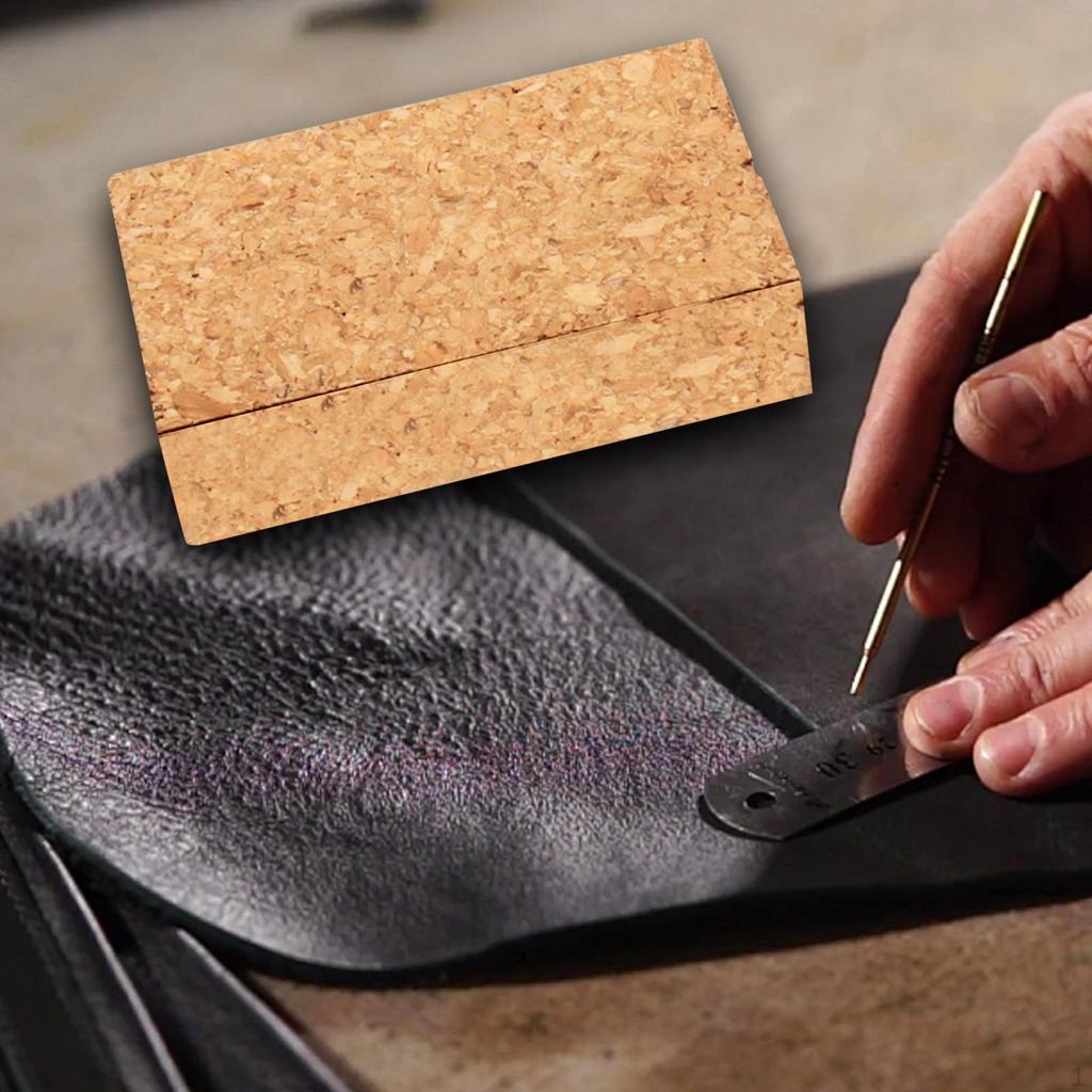 Cork Block Mat Punching Board DIY Leather Cutting AntiSlip Craft Pad