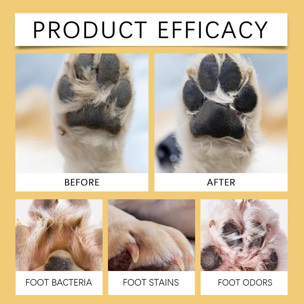 Yegbong Pet Paw Foam Cleaner Pet Cleaning Care Moisturizing Nourishing Moisturizing Cat and Dog Paws
