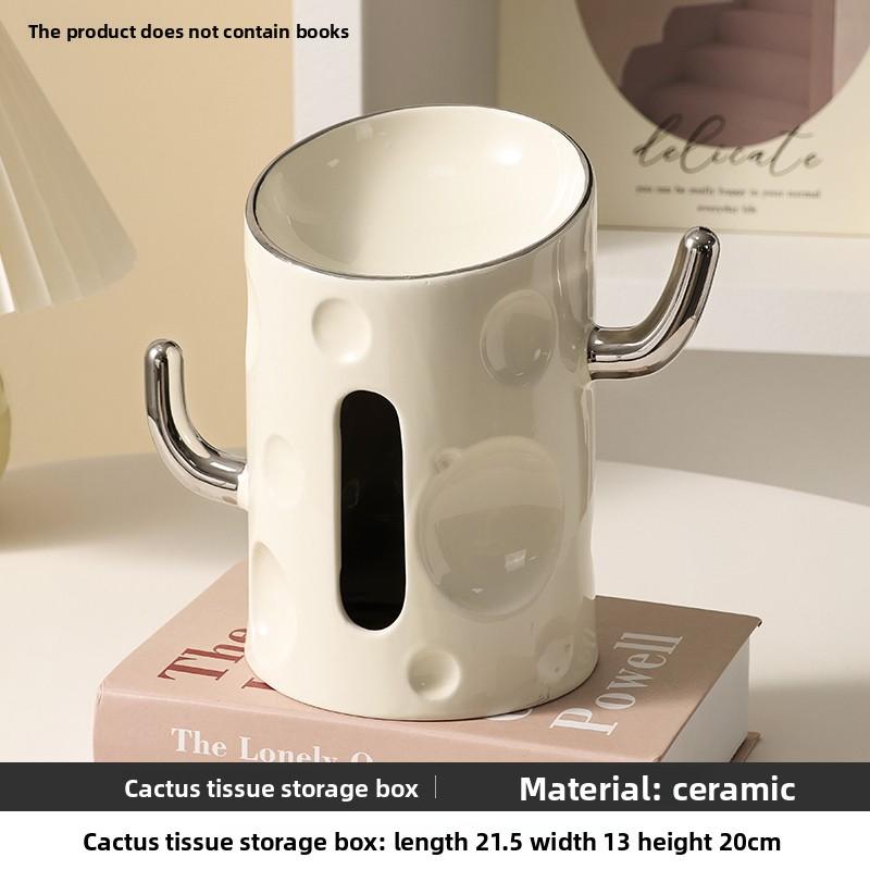 

Tissue Storage Box Living Room Light Luxury Coffee Table Tissue Box Creative High-end Entrance Desktop Key Storage Decoration