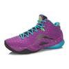 Li Ning Team Style 4 Fabric Synthetic Leather TPU Shock Absorption Anti-Slip Wear-Resistant Rebound Support Mid-Top Basketball Shoes ABAM011-5