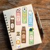 30PCS Animal Collection Theme Bookmark Waterproof Scrapbooking Reading Birthday Book PVC Card Phone School Refrigerator Bookmark