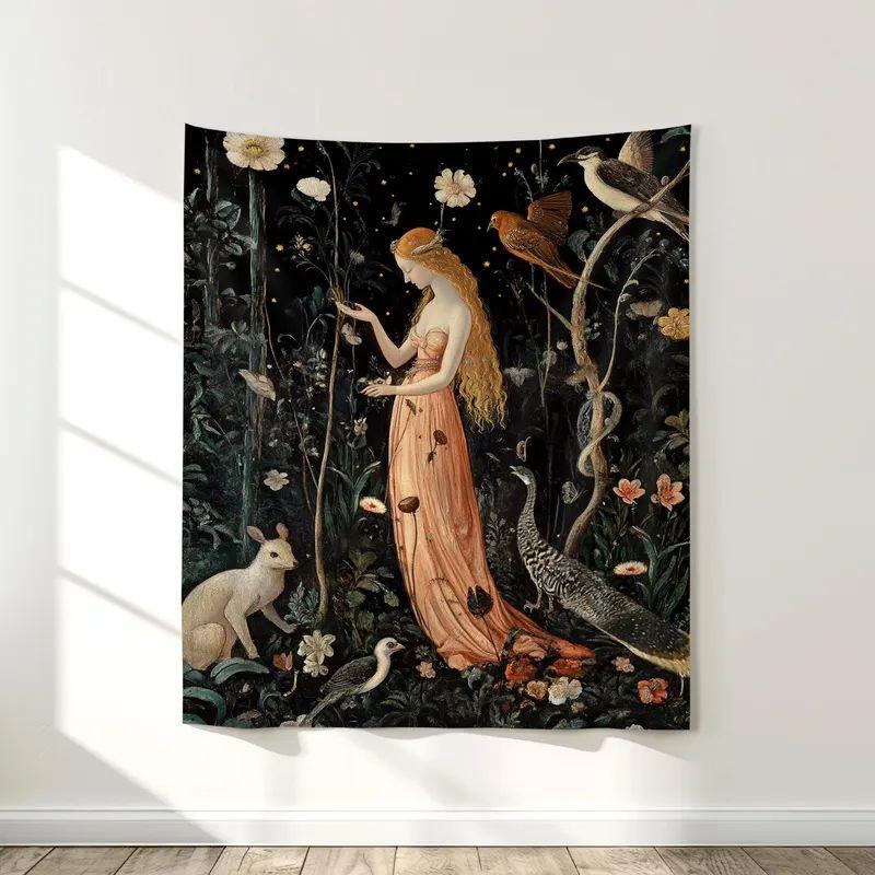 

Tapestry hippie Bohemia 75x100 чорний