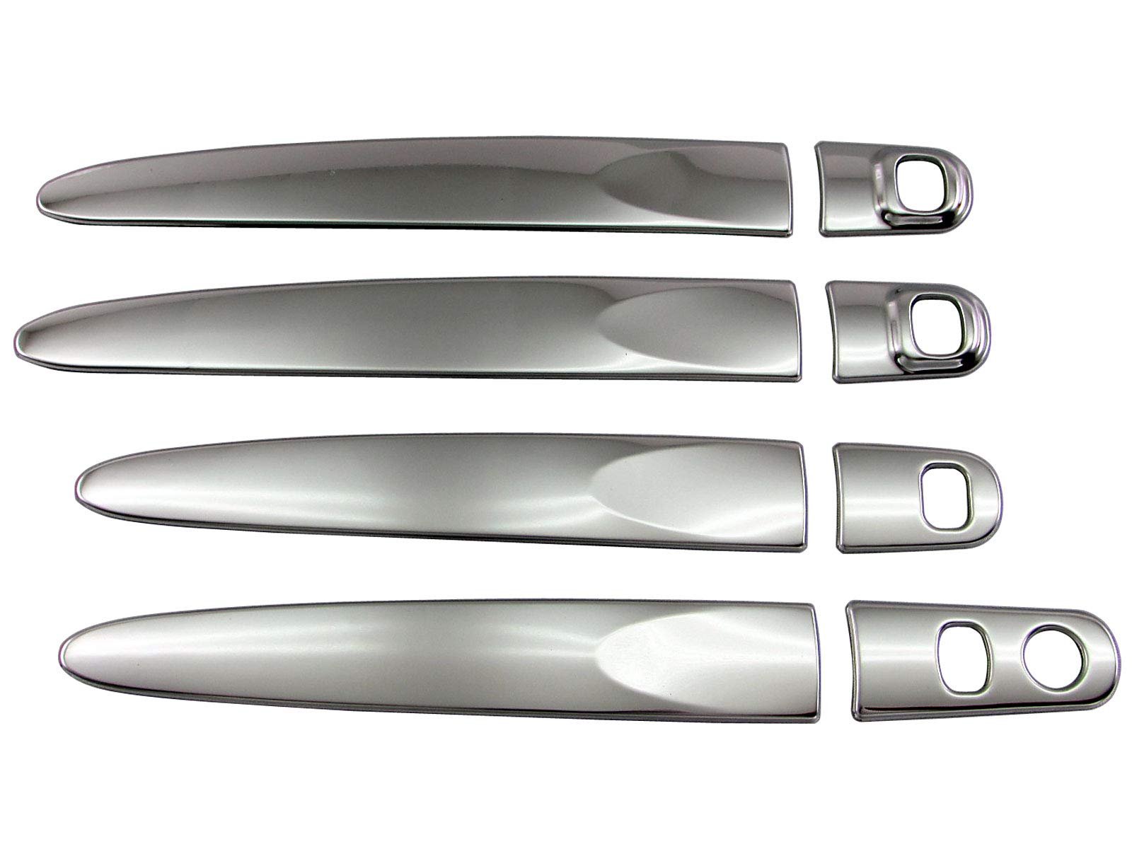 

BRIGHTZ Finish Stainless Steel Door Handle Cover Half Cover for Toyota Thor Custom Compatible with Toyota Thor Custom and Ultra-Mirror Knob, Type,