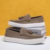 Tassel Suede Loafers Man Moccasins Comfy Flat Men's Summer Shoes Fashion Slip-on Driving Casual Shoes For Man chaussure hommes