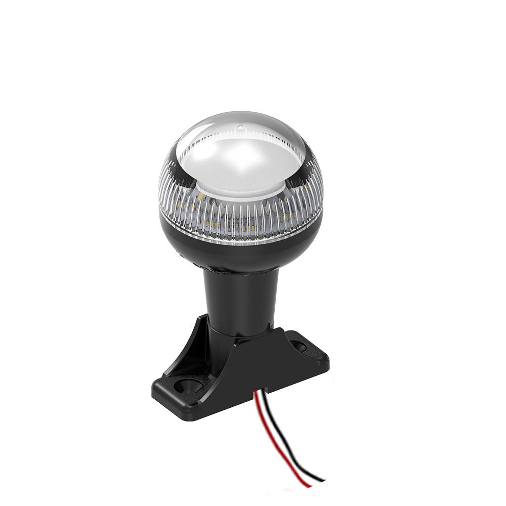 Marine Navigation Light Stern light Anchor Lamp LED All-Round White Fixed Mount Base for Boats Accessories Straight Light Head