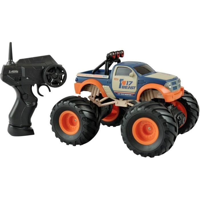 Monstertruck RC électrique Amewi Big Buster - Orange, Bleu - 2WD - Batterie incluse