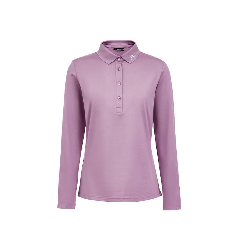 

J.Lindeberg Women s Golf Long-Sleeve Polo Shirt M
