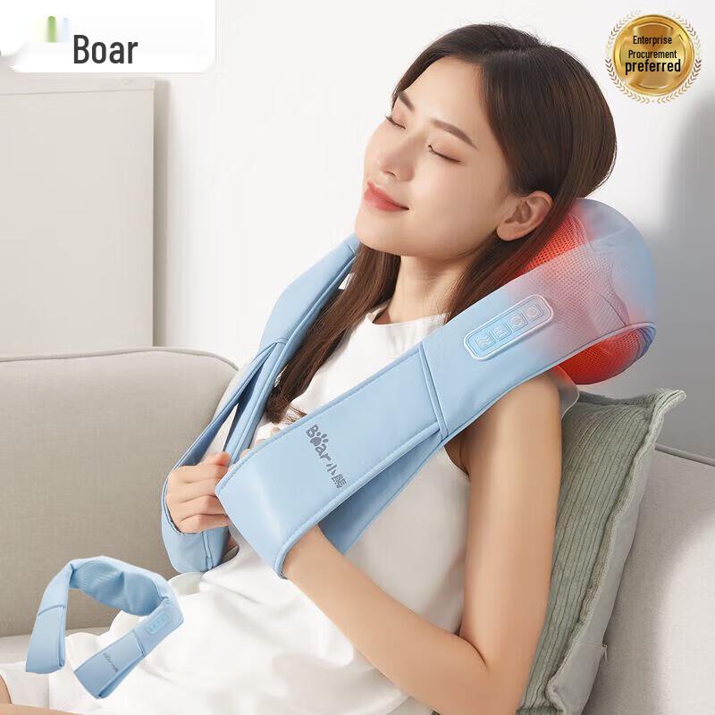 Little Bear 3D Kneading Heated Neck and Shoulder Massager Shawl