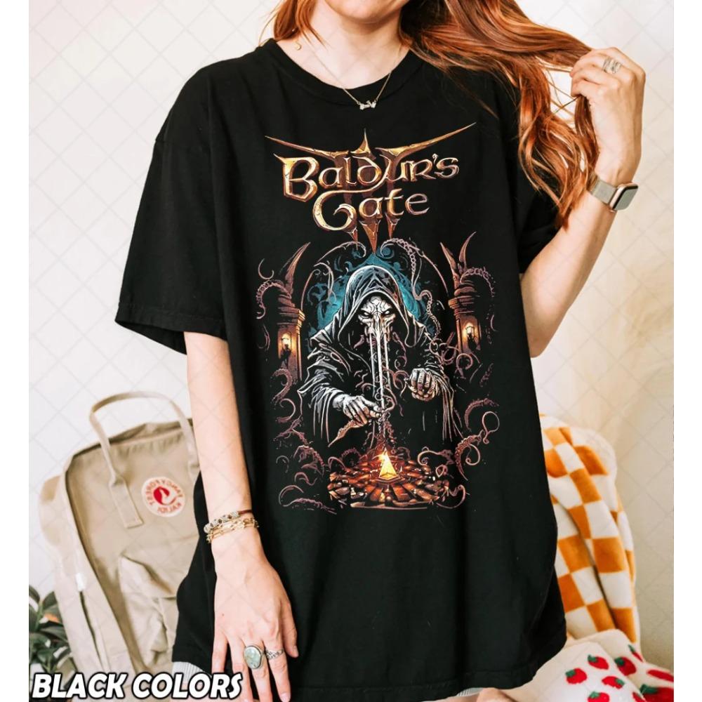 Retro 90s Baldurs Gate 3 TShirt Baldurs Gate 3 Gaming Fan Comfort Graphic TShirt Gift for Women and Unisex Unisex TShirt