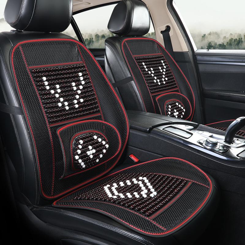 Universal Ventilated Wooden Bead Car Seat Cushion for All Seasons
