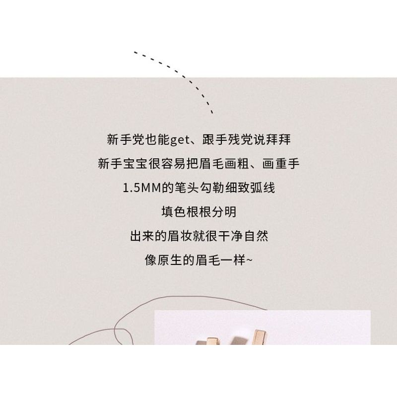 Xixi - Dual Head Eyebrow Pencil - 3 Colors