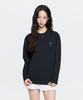 Emelbi Basic Loose Fit Long Sleeve T-Shirt Ny (Black)