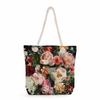 Multifunctional Flower  Printed Thick Rope Shoulder Beach Bag 7578 KTB