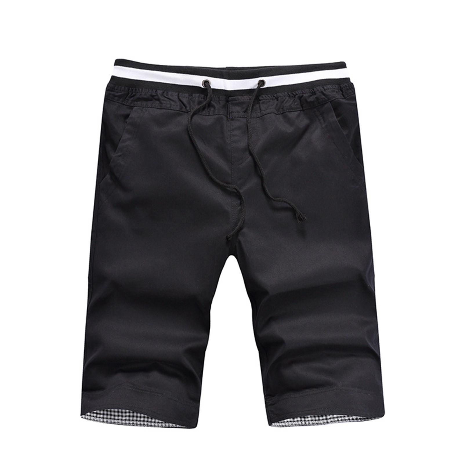 Мужские повседневные цветные карманные пляжные рабочие брюки-карго на открытом воздухе, шорты, брюки L