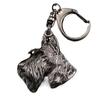 Scottish Terrier, Aberdeen Terrier, Scottie, Aberdeenie I - Versilberter Schlüsselanhänger mit Hund, Handtaschen-Dekoration, Rucksack-Anhänger der Marke Art-Dog