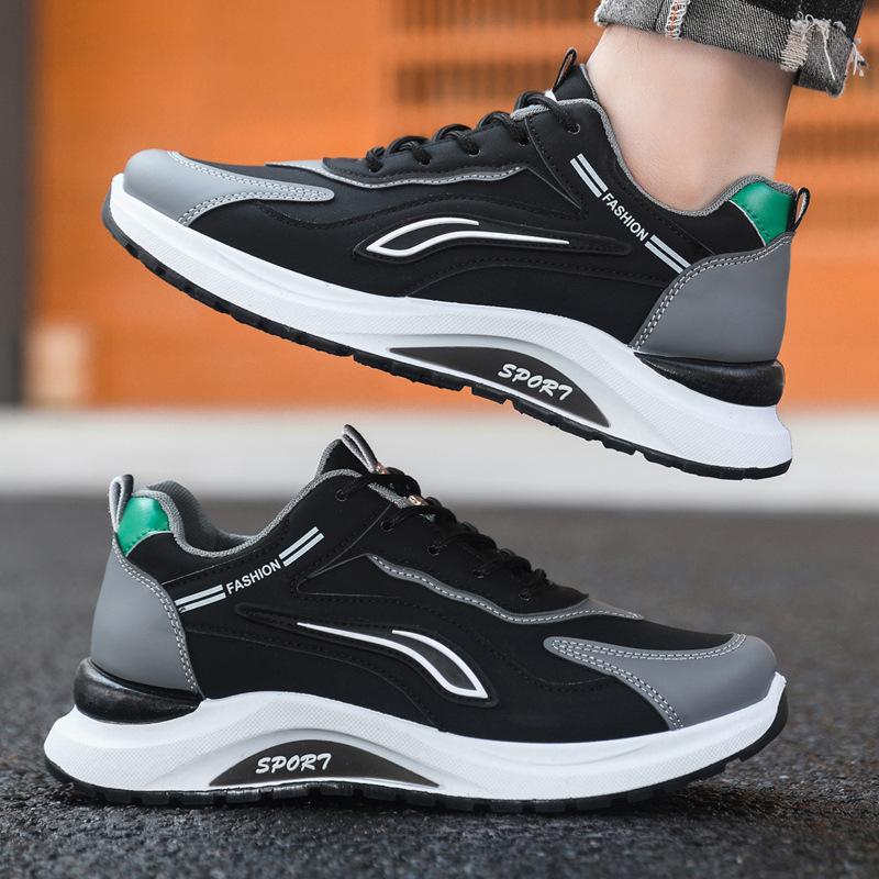 Spring Autumn Men's Waterproof Casual Shoes Wear resistant Anti slip Running Sports Shoes New Trendy Versatile Low cut Shoes
